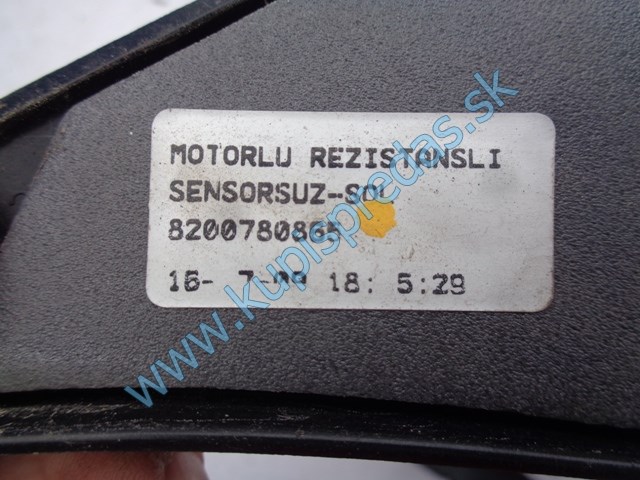 ľavé spätné zrkadlo na renault tháliu II, elektrické, 8200780865